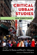 Cover: Critical Urban Studies - State University of New York Press