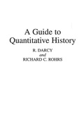 Cover: A Guide to Quantitative History - Praeger Publishers Inc