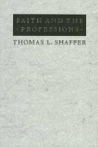 Enlarge image Cover: Faith and the Professions - State University of New York Press
