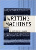 Cover: Writing Machines - MIT Press