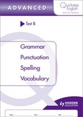 Cover: Quickstep English Test B Advanced Stage - Hodder Education