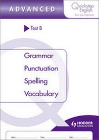Enlarge image Cover: Quickstep English Test B Advanced Stage - Hodder Education