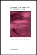 Cover: Deleuze and Guattari's Immanent Ethics - State University of New York Press