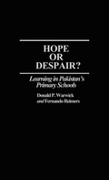 Cover: Hope or Despair? - Praeger Publishers Inc