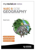 Cover: My Revision Notes: WJEC B GCSE Geography - Hodder Education