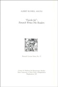 Cover: "Favola fui": Petrarch Writes His Readers - State University of New York Press