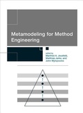 Cover: Metamodeling for Method Engineering - MIT Press