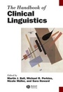 Cover: The Handbook of Clinical Linguistics - Wiley-Blackwell