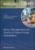 Cover: Policy, Management and Finance of Public-Private Partnerships - Wiley-Blackwell