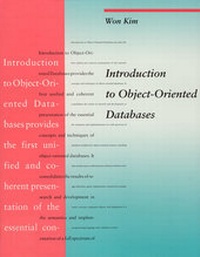 Enlarge image Cover: Introduction to Object-oriented Data Bases - MIT Press