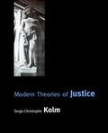 Cover: Modern Theories of Justice - MIT Press