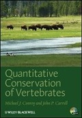 Cover: Quantitative Conservation of Vertebrates - Wiley-Blackwell