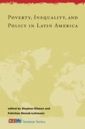 Cover: Poverty, Inequality, and Policy in Latin America - MIT Press
