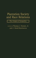 Cover: Plantation Society and Race Relations - Praeger Publishers Inc