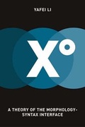 Cover: Xo - MIT Press