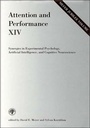 Cover: Attention and Performance XIV - MIT Press