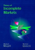 Cover: Theory of Incomplete Markets: v. 1 - MIT Press