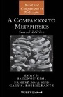 Cover: A Companion to Metaphysics - Wiley-Blackwell