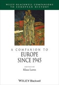 Cover: A Companion to Europe Since 1945 - Wiley-Blackwell