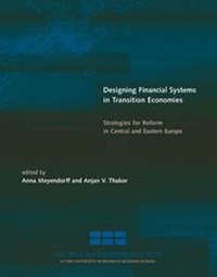 Enlarge image Cover: Designing Financial Systems in Transition Economies - MIT Press