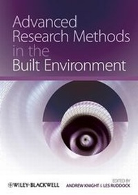 Enlarge image Cover: Advanced Research Methods in the Built Environment - Wiley-Blackwell