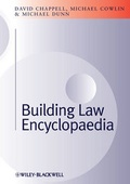 Cover: Building Law Encyclopaedia - Wiley-Blackwell