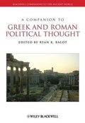 Cover: A Companion to Greek and Roman Political Thought - Wiley-Blackwell