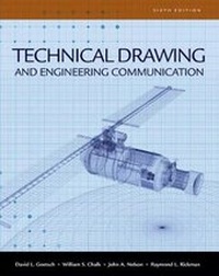 Enlarge image Cover: Technical Drawing and Engineering Communication - Delmar Cengage Learning