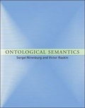 Cover: Ontological Semantics - MIT Press