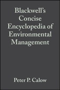 Cover: Blackwell's Concise Encyclopedia of Environmental Management - Wiley-Blackwell