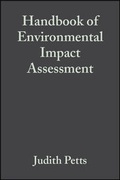 Cover: Handbook of Environmental Impact Assessment - Wiley-Blackwell