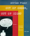 Cover: Out of Order, Out of Sight - MIT Press