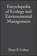 Cover: Encyclopedia of Ecology and Environmental Management - Wiley-Blackwell