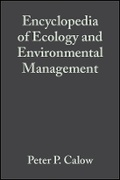 Cover: The Encyclopedia of Ecology and Environmental Management - Wiley-Blackwell