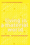 Cover: Living in a Material World - MIT Press