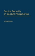Cover: Social Security in Global Perspective - Praeger Publishers Inc