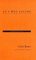 Cover: As I Was Saying: Volume 3 - MIT Press