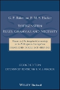 Enlarge image Cover: Wittgenstein - Rules, Grammar and Necessity 2e - Wiley-Blackwell