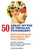 Cover: 50 Great Myths of Popular Psychology - Wiley-Blackwell
