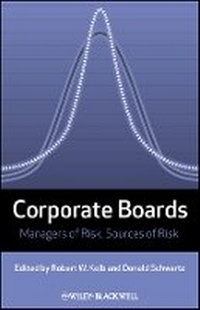 Enlarge image Cover: Corporate Boards - Managers of Risk, Sources of Risk - Wiley-Blackwell
