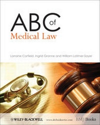 Abbildung von: ABC of Medical Law - BMJ Books