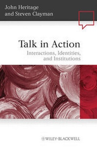 Abbildung von: Talk in Action - Wiley-Blackwell