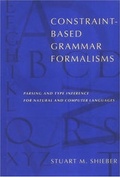 Cover: Constraint Based Grammar Formalisms - MIT Press
