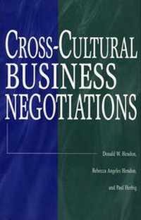 Abbildung von: Cross-Cultural Business Negotiations - Praeger Publishers Inc