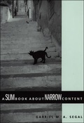 Cover: A Slim Book about Narrow Content - Bradford Books