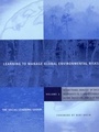 Cover: Learning to Manage Global Environmental Risks - MIT Press