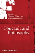 Cover: Foucault and Philosophy - Wiley-Blackwell