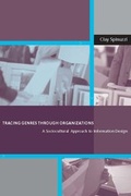 Cover: Tracing Genres through Organizations - MIT Press