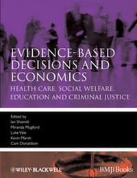 Enlarge image Cover: Evidence-based Decisions and Economics - BMJ Books