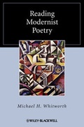 Cover: Reading Modernist Poetry - Wiley-Blackwell